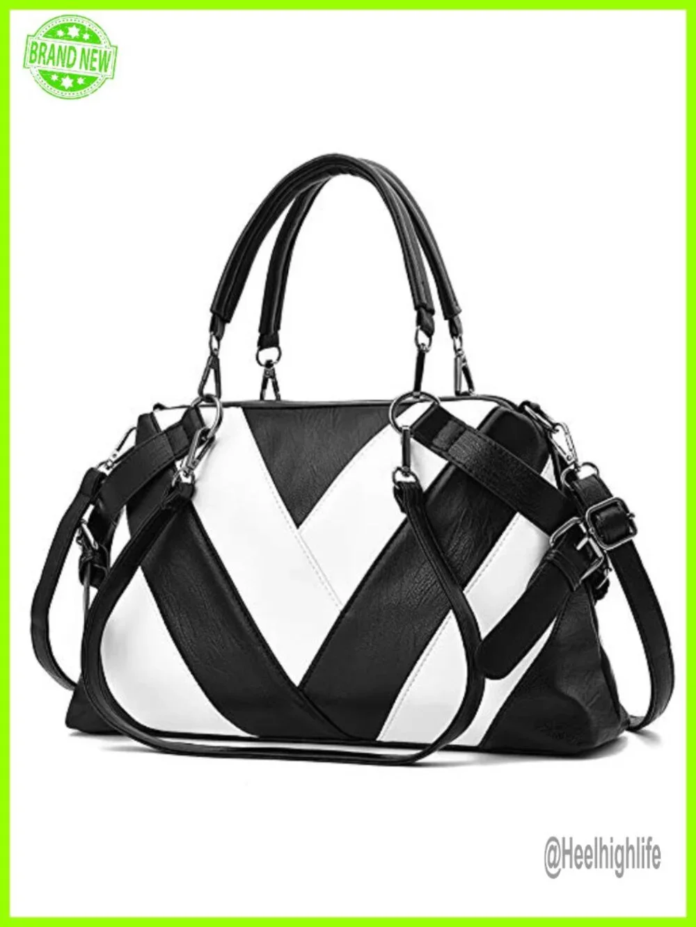 PU Leather Hobo Handbag Crossbody Shoulder Bag Satchel Tote